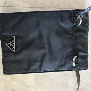 Prada Black Nylon Shoulder Bag